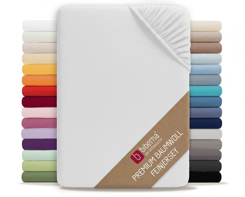 biberna Feinjersey Kinder-Spannbetttuch (0077144)