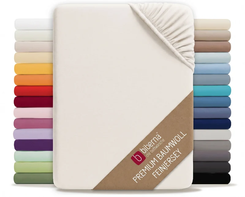 biberna Feinjersey Kinder-Spannbetttuch (0077144)