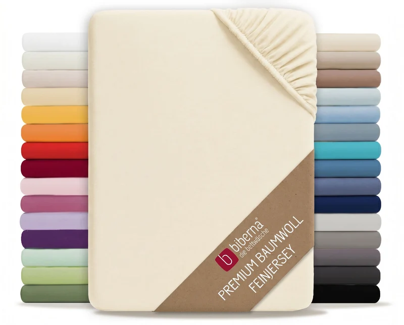 biberna Feinjersey Kinder-Spannbetttuch (0077144)
