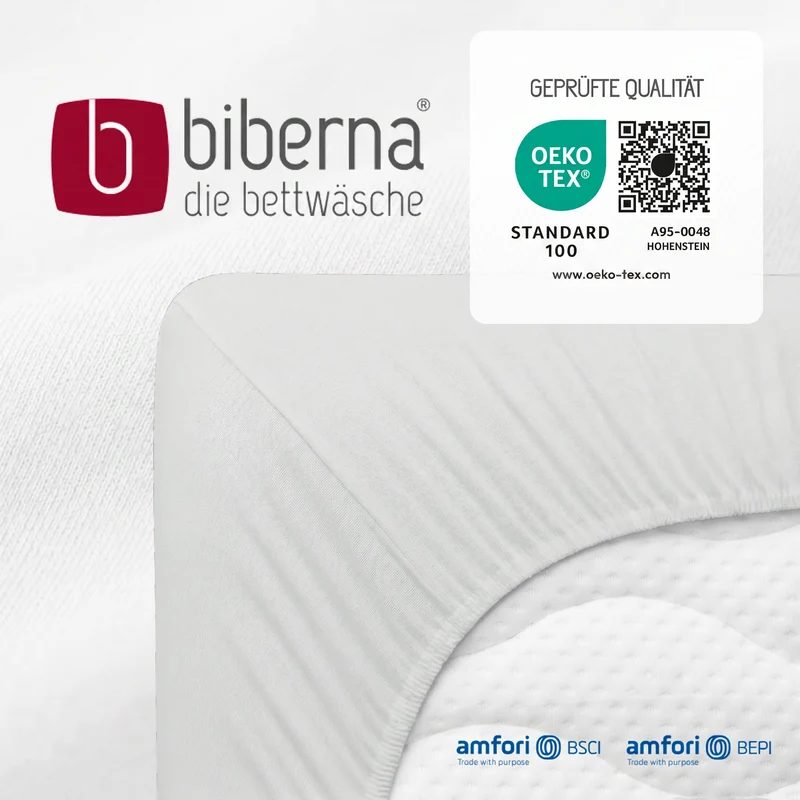 biberna Feinjersey Spannbetttuch (0077144)