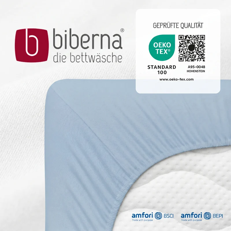 biberna Feinjersey Spannbetttuch (0077144)