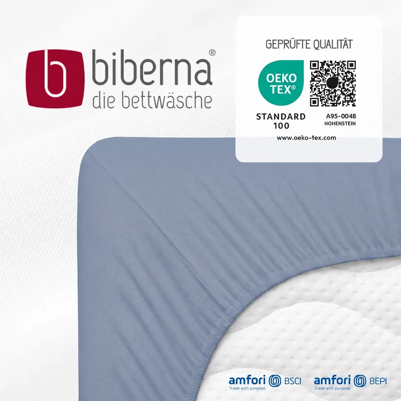 biberna Feinjersey Spannbetttuch (0077144)