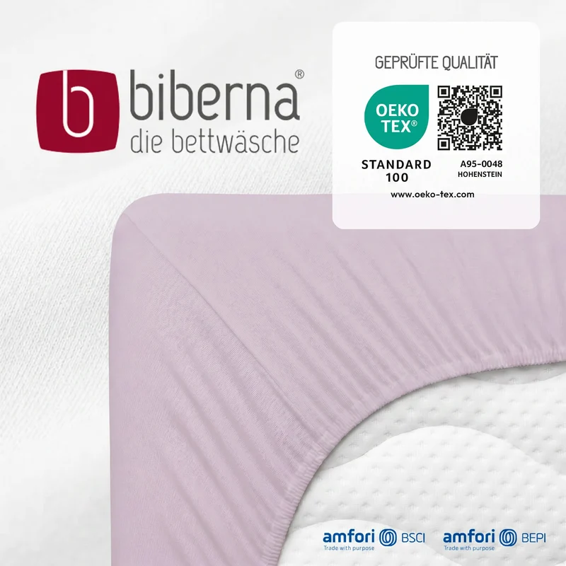biberna Feinjersey Spannbetttuch (0077144)