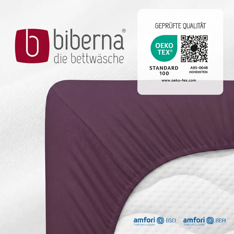 biberna Feinjersey Spannbetttuch (0077144)