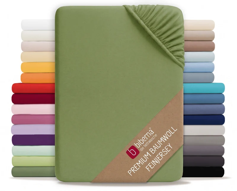 biberna Feinjersey Spannbetttuch (0077144)