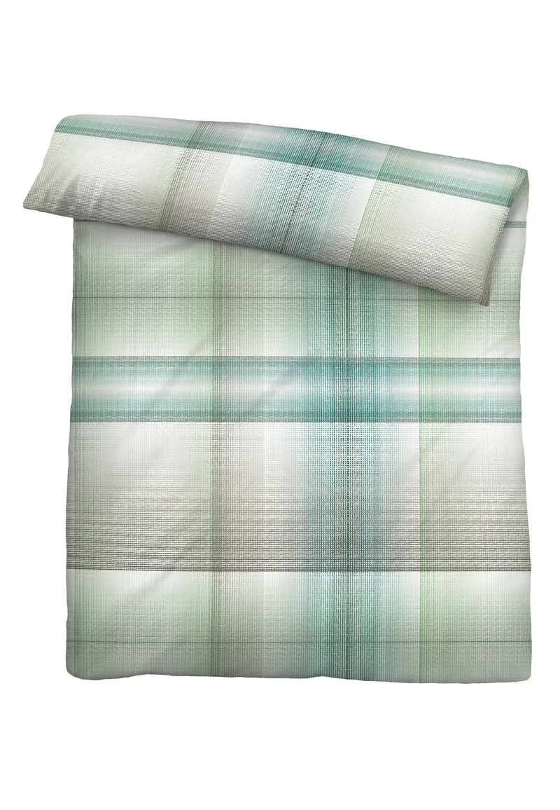 biberna Seersucker Bettwäsche – Hellgrün (0024519)