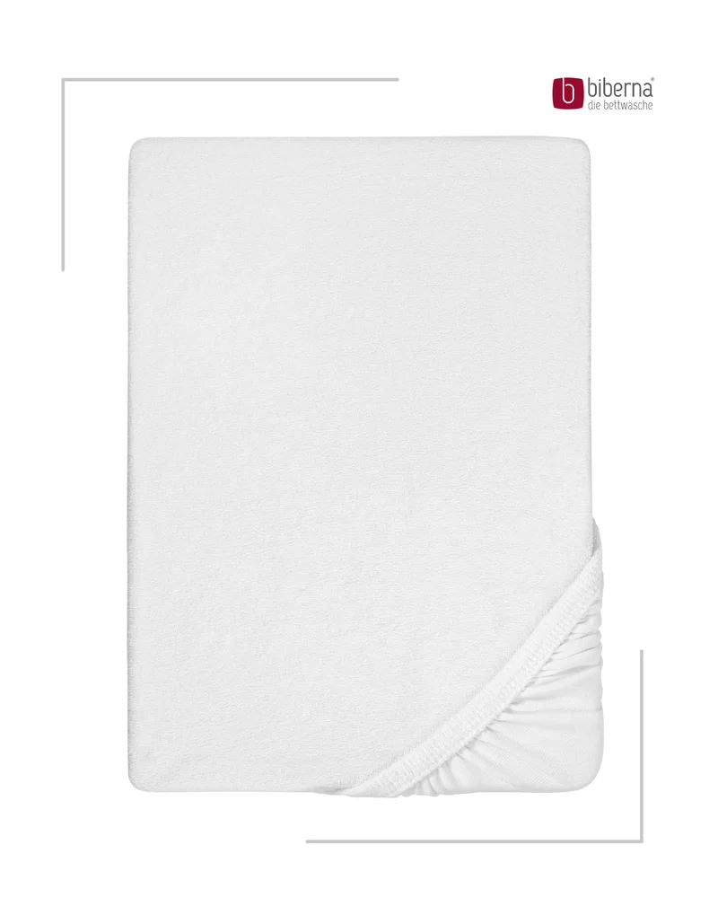 biberna Frottee-Stretch Spannbetttuch (0012344)
