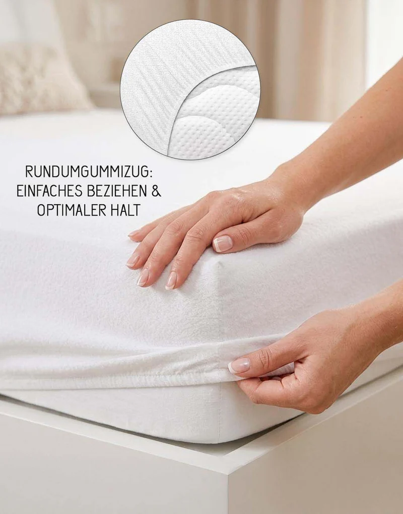 biberna Frottee-Stretch Spannbetttuch (0012344)