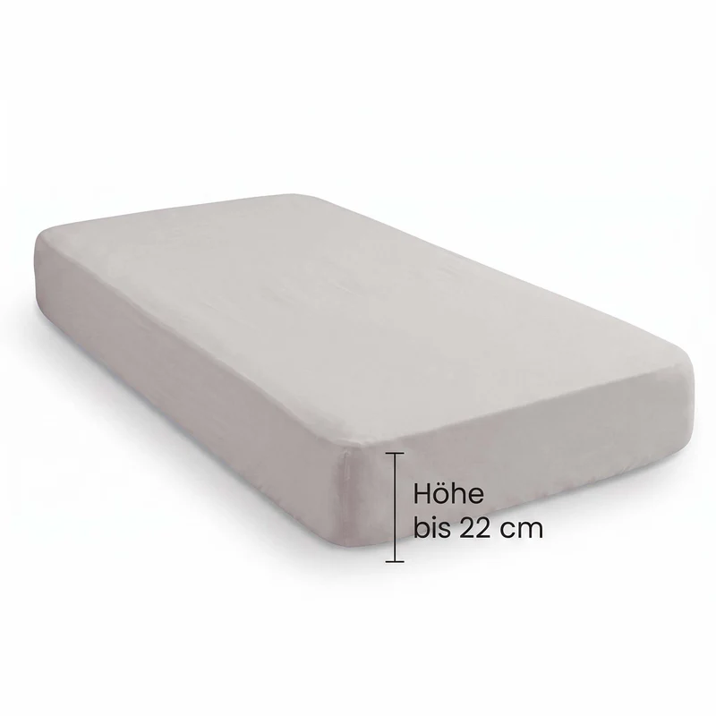 biberna Frottee-Stretch Spannbetttuch (0012344)