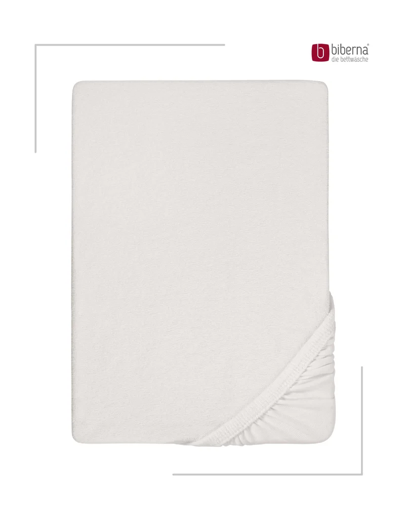 biberna Frottee-Stretch Spannbetttuch (0012344)