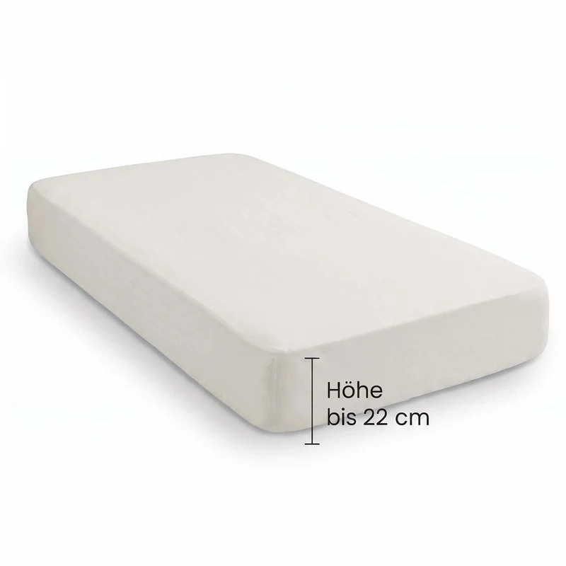 biberna Frottee-Stretch Spannbetttuch (0012344)