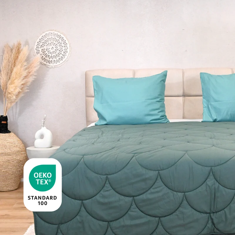 HappyBed Dekbed | Velvet Dark Green | Voor het hele jaar
