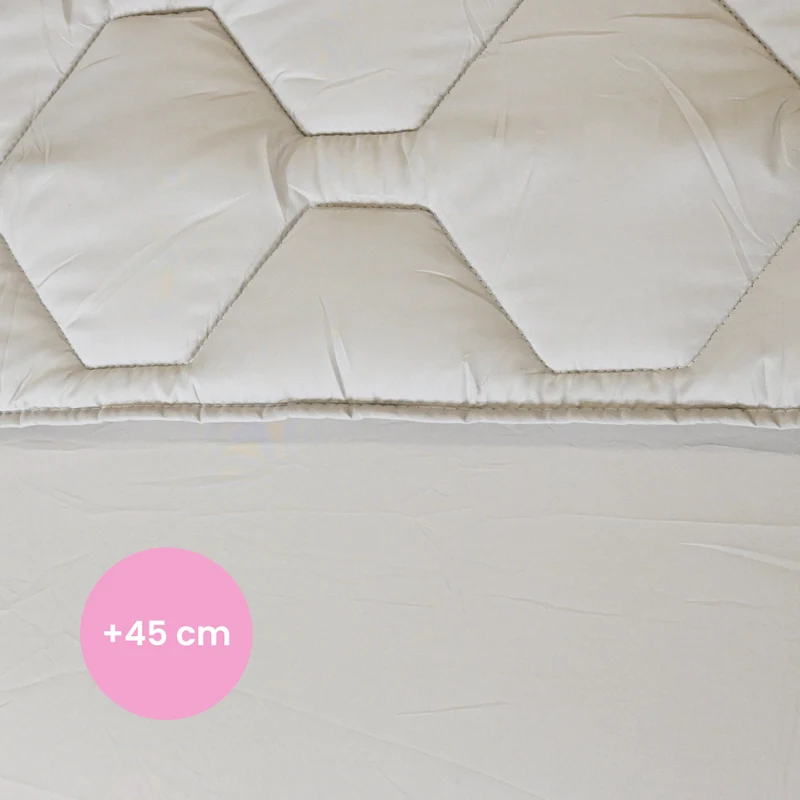 Wasbaar All Season Dekbed | Glossy | Taupe | Instopstrook