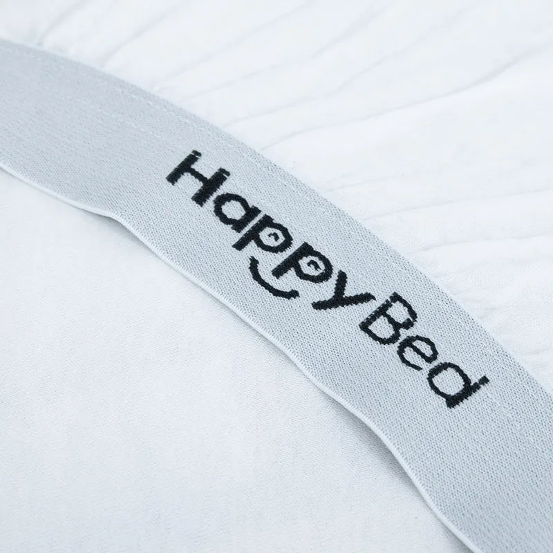 HappyBed Hoeslaken | Katoen | Jersey White