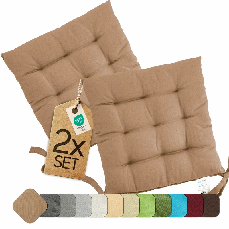 etérea Sitzkissen Stuhlkissen Basic 40x40cm - Innen und Aussenbereich