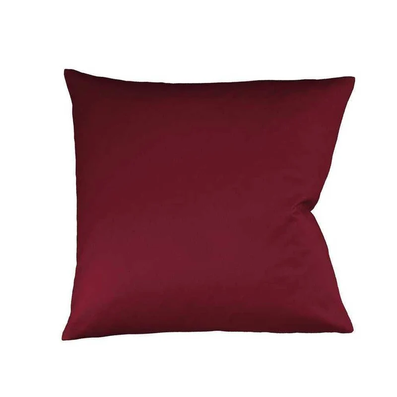 fleuresse Colours Mako-Satin Kissenbezug Uni – 100 % Baumwolle, seidig-glatt & hautfreundlich