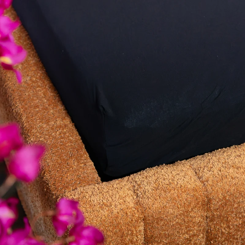 HappyBed Hoeslaken | Katoen | Jersey Black