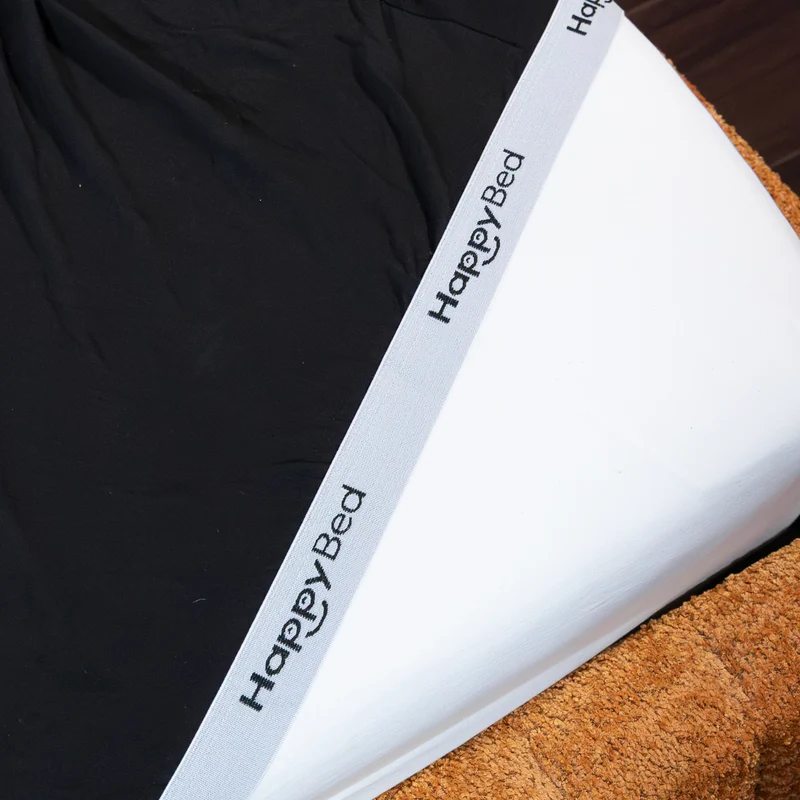 HappyBed Hoeslaken | Katoen | Jersey Black