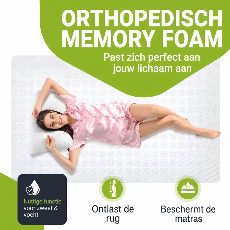 Orthopädischer Matratzentopper aus Memoryschaum