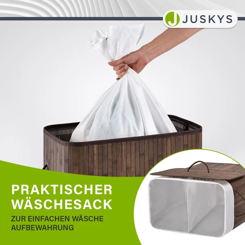 Bambus Wäschekorb Curly
