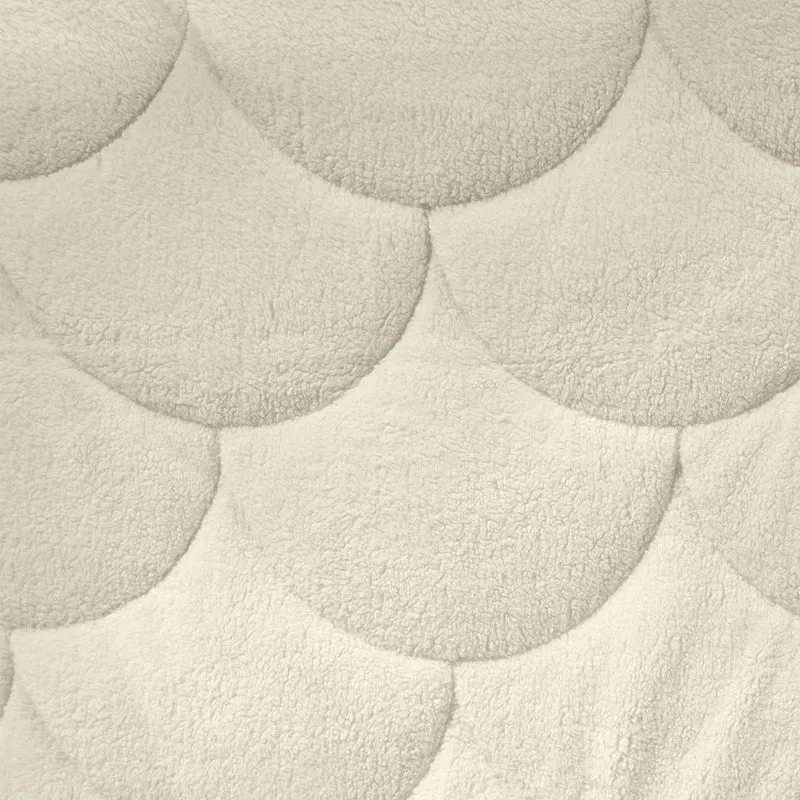 Wasbaar All Season Dekbed | Teddy Wave | Cream White