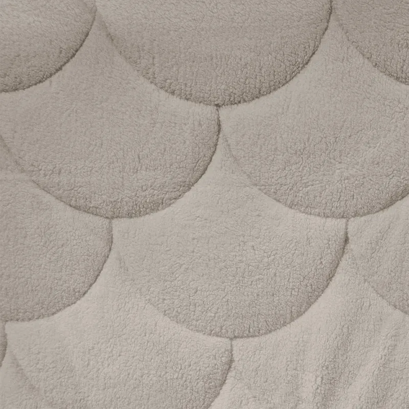 Wasbaar All Season Dekbed | Teddy Wave | Taupe