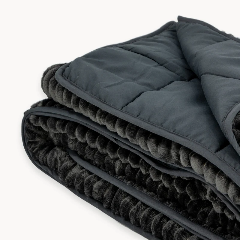 HappyBed Premium Verzwaringsdeken | Black | 7 KG