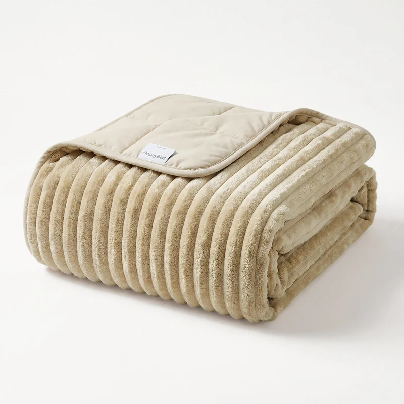 HappyBed Premium Verzwaringsdeken | Taupe | 7 KG