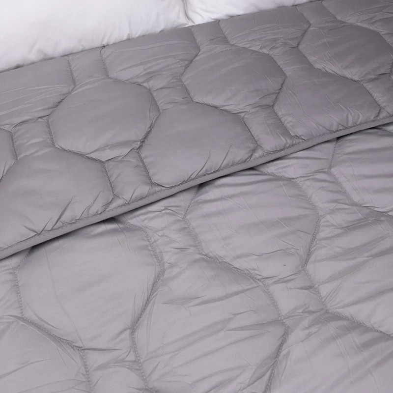 Wasbaar All Season Dekbed | Glossy | Grey