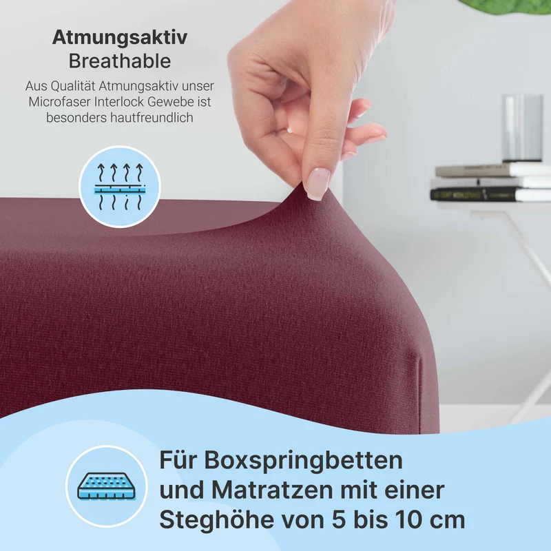 etérea Microfaser Topper Spannbettlaken