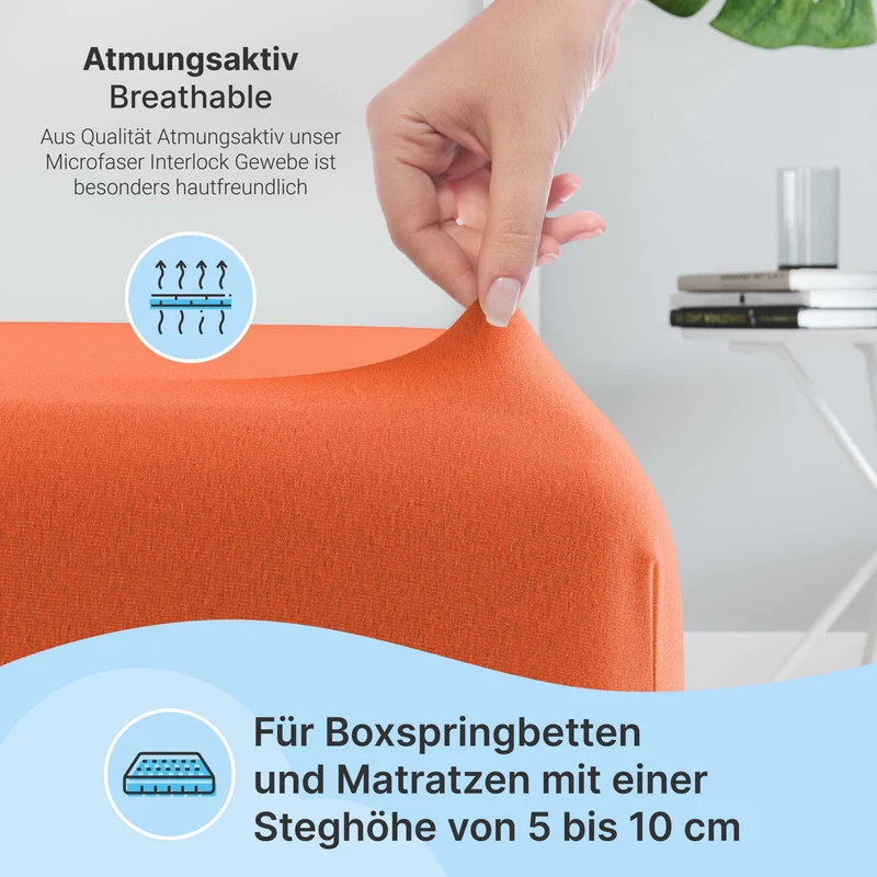 etérea Microfaser Topper Spannbettlaken