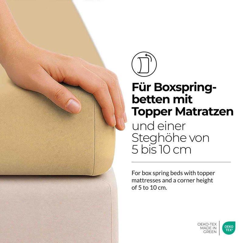 etérea Microfaser Topper Spannbettlaken