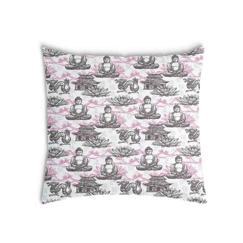 Gesundheitskissen mit rosa Buddha