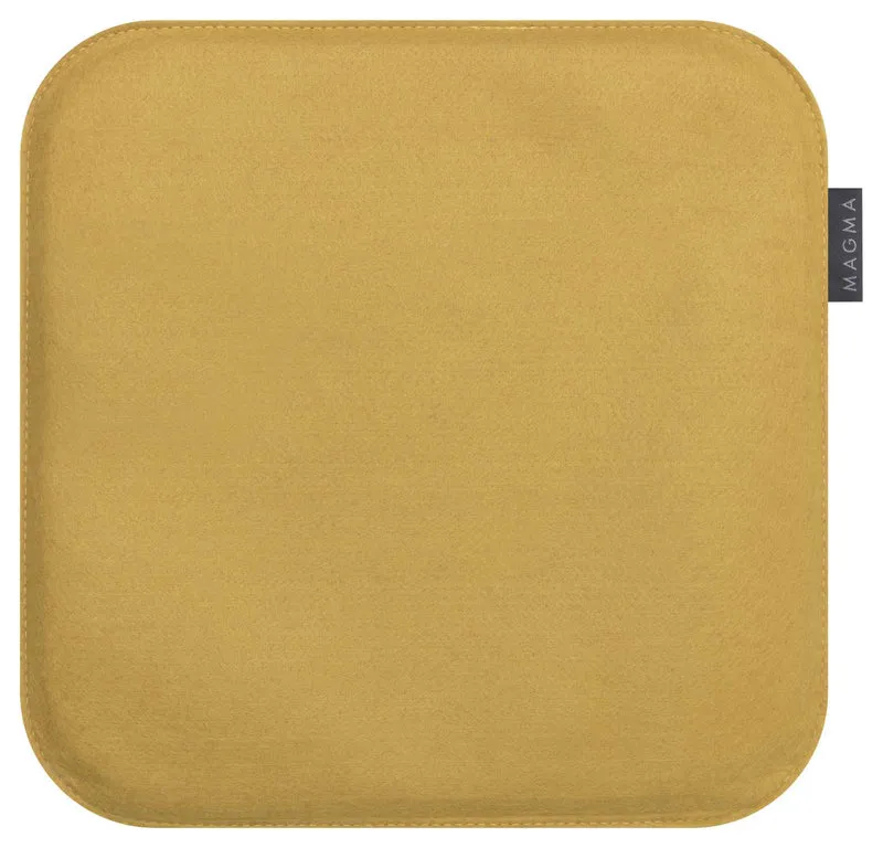 Magma Sitzkissen Avaro Uni quadratisch 35cm - Baumwoll-Mischung