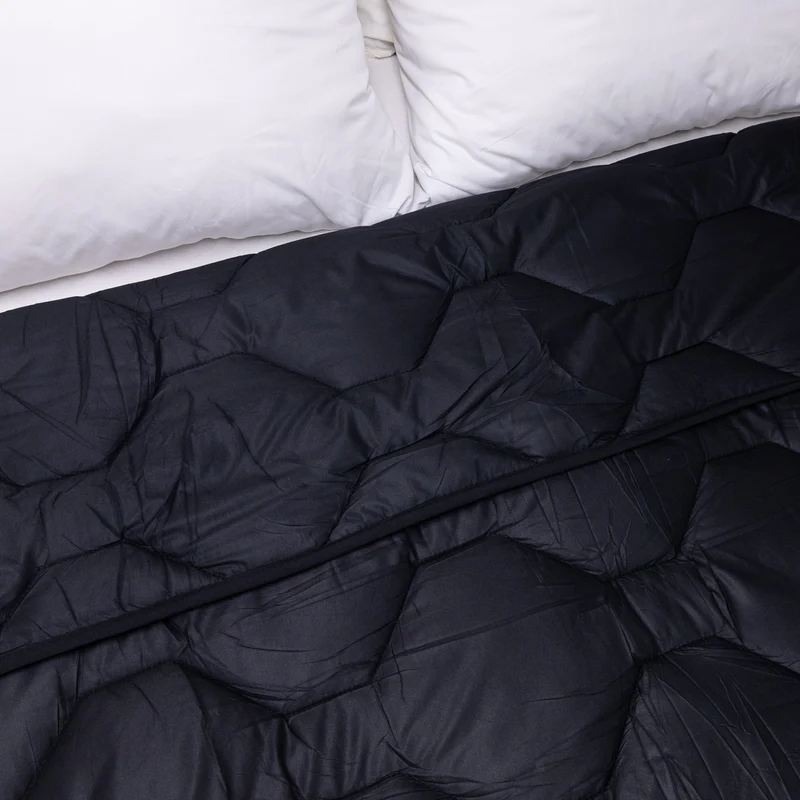 Wasbaar All Season Dekbed | Glossy | Black
