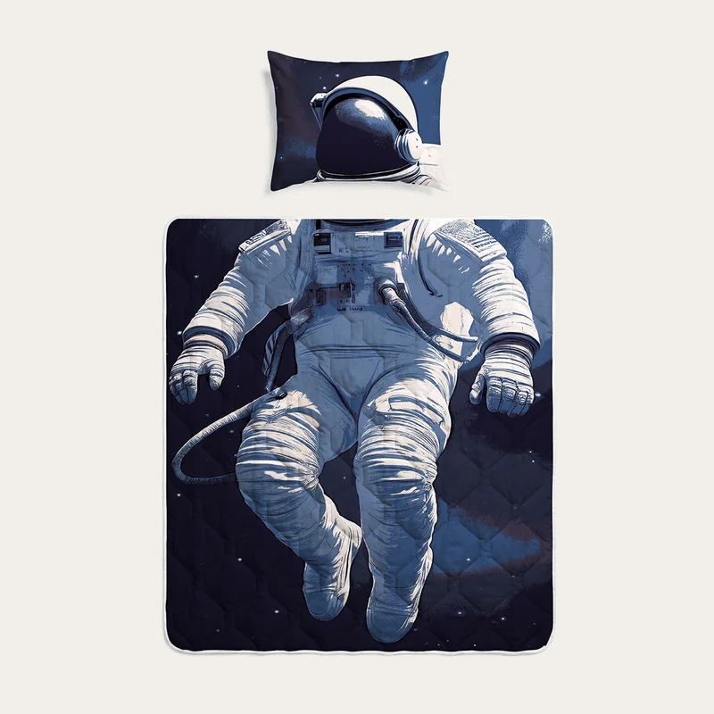Wasbaar Kids All Season Dekbed | Astronaut | Met Kussensloop