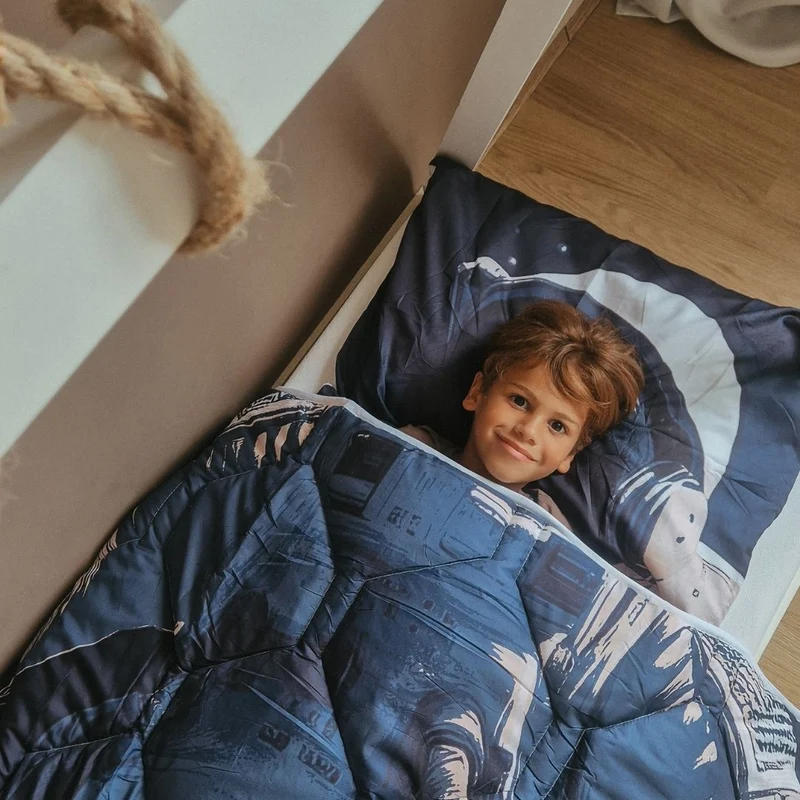 Wasbaar Kids All Season Dekbed | Astronaut | Met Kussensloop
