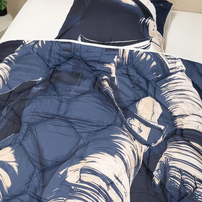 Wasbaar Kids All Season Dekbed | Astronaut | Met Kussensloop