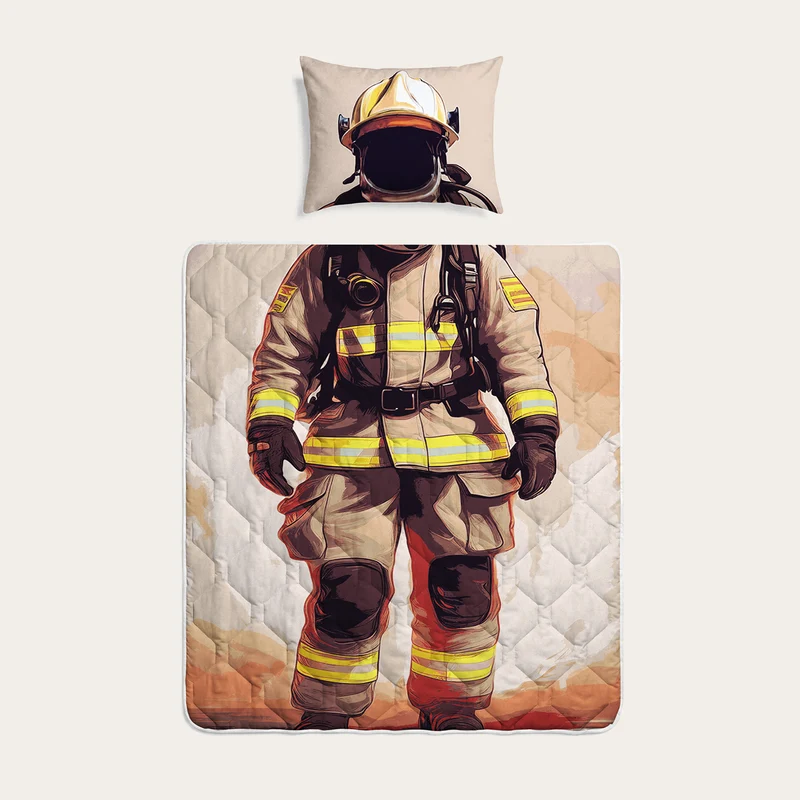 Wasbaar Kids All Season Dekbed | Fireman | Met Kussensloop