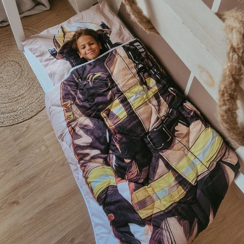 Wasbaar Kids All Season Dekbed | Fireman | Met Kussensloop