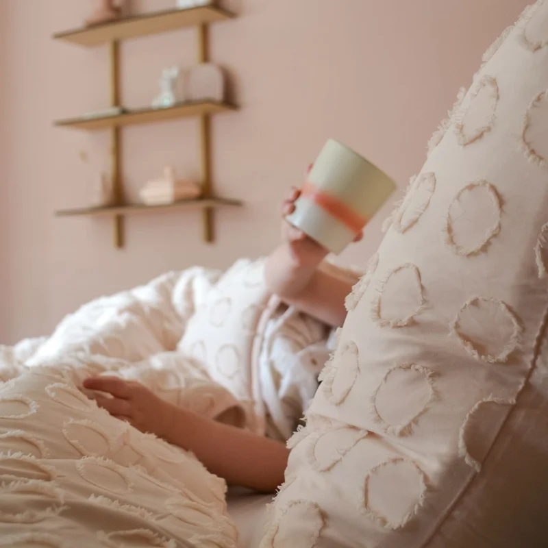 Kussenslopen | Tufted | Soft Peach | Set van 2