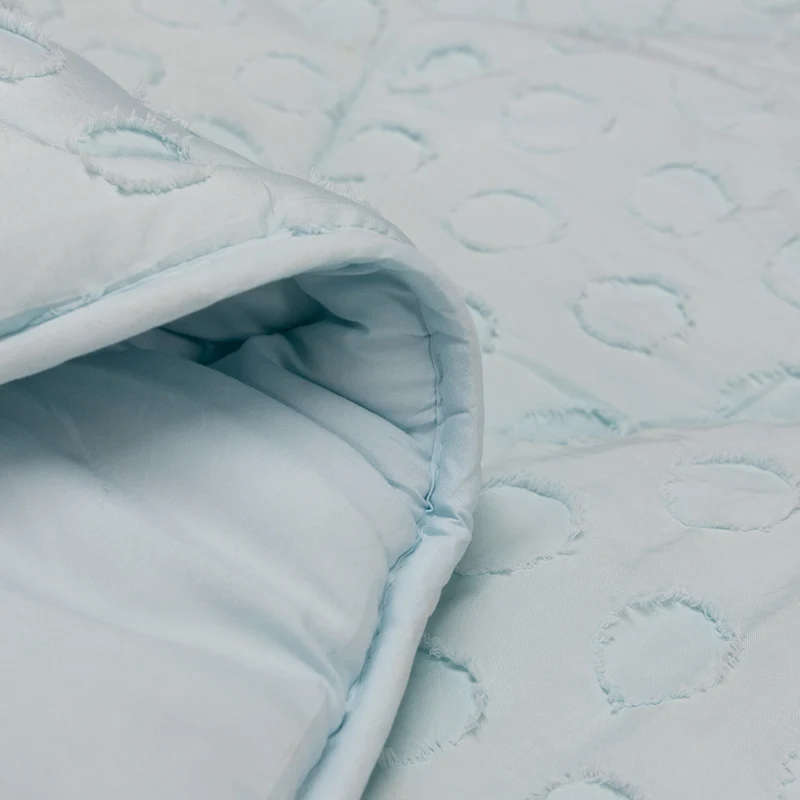 Wasbaar All Season Dekbed | Tufted | Ice Blue