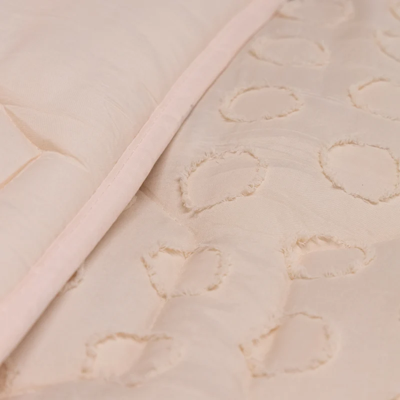 Wasbaar All Season Dekbed | Tufted | Soft Peach