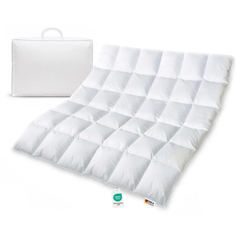 Daunendecke 200 x 200 cm extra warm sibirische Daunen