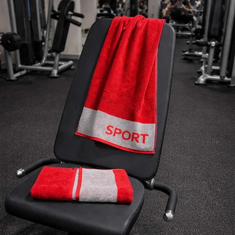 Fitnesshandtuch 50 x 130 cm Fitness & Gym Sport Rot