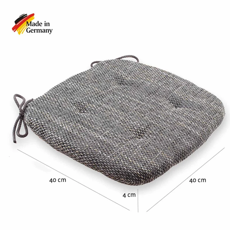 etérea Sitzkissen Stuhlkissen Levio 40x40cm - Made in Germany