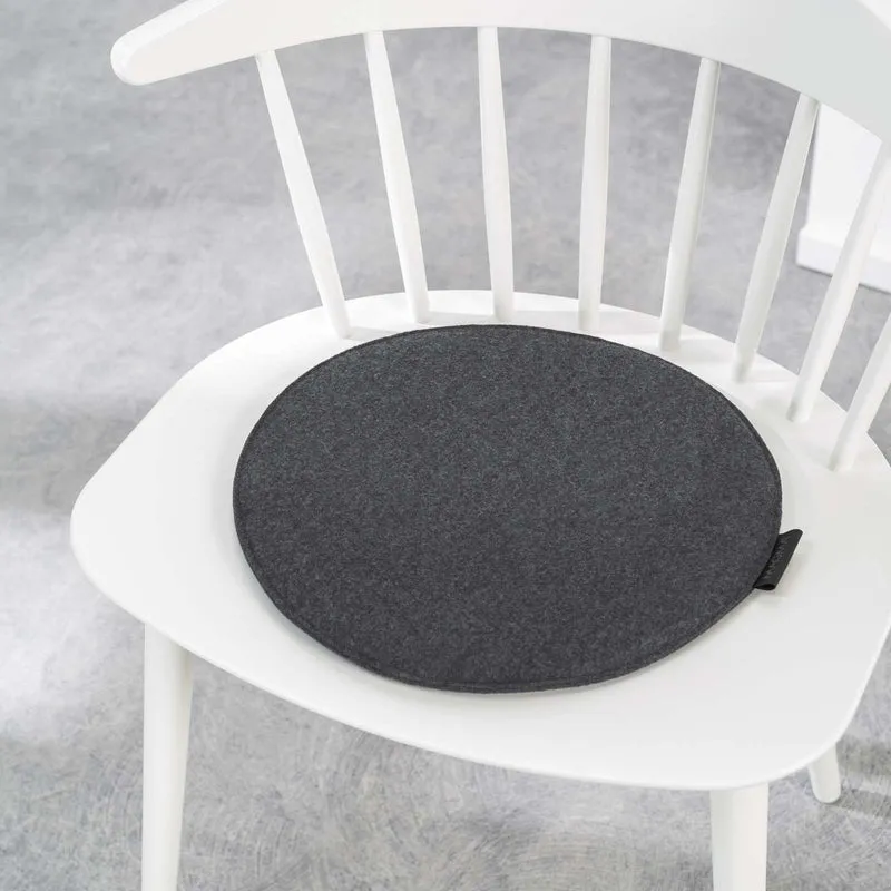 Magma Sitzkissen Avaro Uni rund 35cm - Baumwoll-Mischung