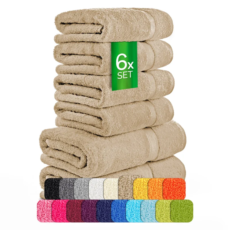 eterea Carli Handtuch Set 6 tlg. Eco