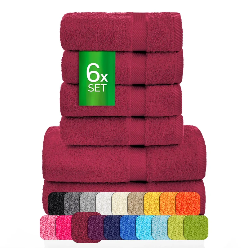 eterea Carli Handtuch Set 6 tlg. Eco
