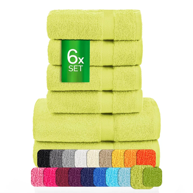 eterea Carli Handtuch Set 6 tlg. Eco